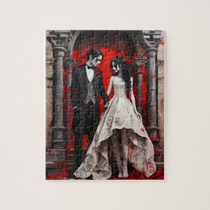 Bruid & bruidegom Gothics Legpuzzel