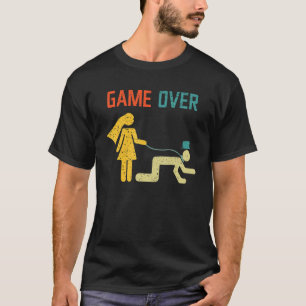 Bruid Bruidegom Huwelijk Bachelor Bachelorette Fee T-shirt