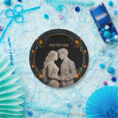 Bruid & Bruidegom Huwelijk Persoonlijk Papieren Bordje (Feest)