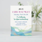 Bruid & Bruidegom Joodse bruiloft uitnodiging Part (Staand voorkant)