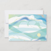 Bruid & Bruidegom Joodse bruiloft uitnodiging Part (Achterkant)