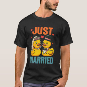 Bruid & Bruidegom Pasgetrouwd Trouwrubber Eenden G T-shirt