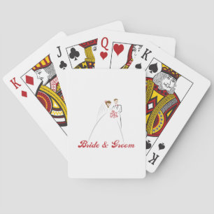 Bruid & Bruidegom Pokerkaarten