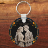 Bruid & bruidegom Royal Classic Sleutelhanger (Achterkant)