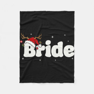 Bruid Bruidegom Santa Paren Kerstoutfits Xmas P Fleece Deken