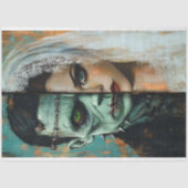 Bruid Bruidegom van Frankenstein Decoupage Tissuepapier (Voorkant)
