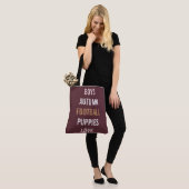 Bruid & bruidsmeisjes Herfstbries Tailgate-feest Tote Bag (Op model)
