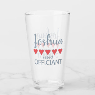 Bruid & Bruidsstoet 5 Hart Ambtenaar van de Burger Glas