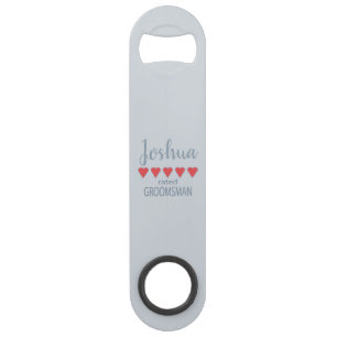 Bruid & Bruiloft 5 Hart Bruidsjonker Speed Flessenopener