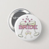 Bruid Bruiloft ID Button (Voorkant /achterkant)