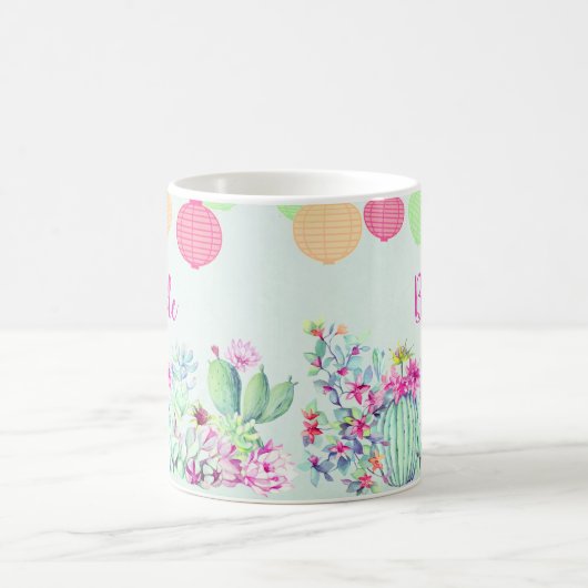 Bruid Cactus Succulent Fiesta Koffiemok (Center)