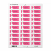 Bruid Clipart Bruiloft Retouradres Labels (Full Sheet)