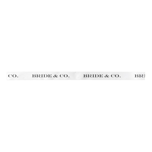 BRUID & CO. Bruid To Be Party Shower Party Ribbon Lint (Voorkant)