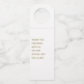 Bruid & Co Ik ben de bruidsjonker Bruidsmeisje naa Flessenhanger (Achterkant)