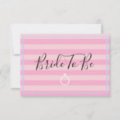 Bruid & Co Roze Bruids Lingerie Douche Party Kaart (Voorkant)