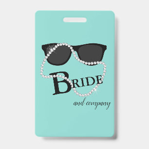 BRUID CO VIP Diamanten Tiara Feestje Badge