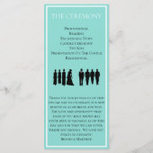 Bruid & Co Wedding Suite Elegante Ceremonie Bruid Programma (Achterkant)