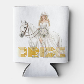 bruid cowgirl blikjeskoeler