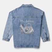 bruid denim jas jacket (Achterkant)