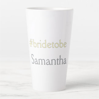bruid die gaat trouwen hashtag vrijgezellenfeest b latte mok