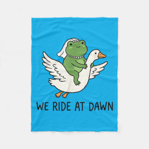 Bruid Die Gaat Trouwen Vrijgezellenfeest Kikker Me Fleece Deken