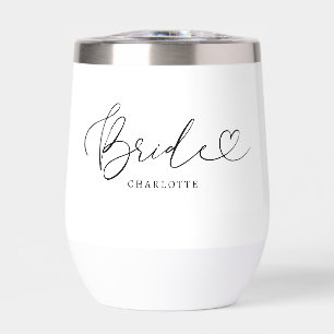 Bruid Elegant Schrift met Trendy Hart