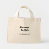 Bruid Emergency Kit tas, Bruids Gift Bag, Mini Tote Bag (Voorkant)