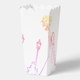Bruid En Bruidegom Doodle Popcorn Favor Zak Bedankdoosjes