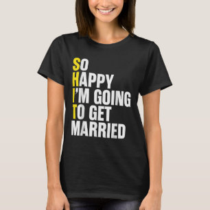 Bruid en bruidegom koppels Grappig Verloving bruil T-shirt