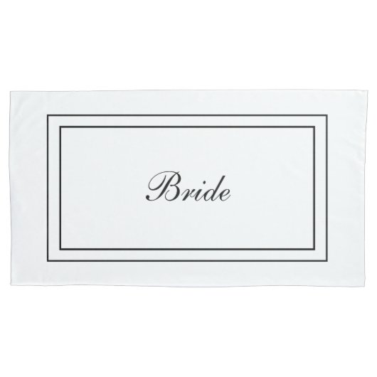 Bruid en bruidegom Kussenslopen (Voorkant-Links)