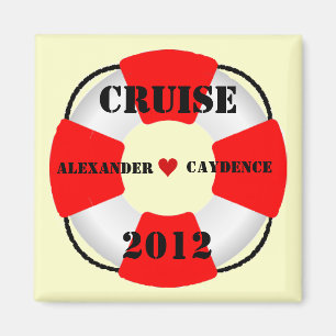 Bruid en bruidegom Life Preserver Magneet