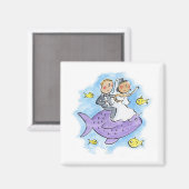 Bruid en Bruidegom Magneet (Voorkant / Achterkant)