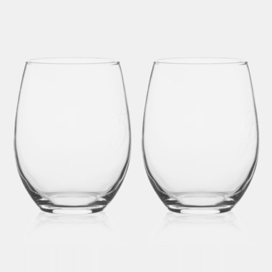 Bruid en bruidegom Matching Set Wijnglas Zonder Voet (Rechts)
