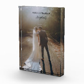 Bruid en bruidegom Nuptails Wedding Photo Block Fotoblokken (Rechts)