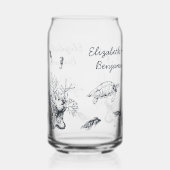 Bruid en bruidegom onder water Sealife Beach bruil Blikvorm Glas (Voorkant)