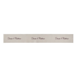 Bruid en bruidegom Perfect Bleke Beige Grosgrain Lint