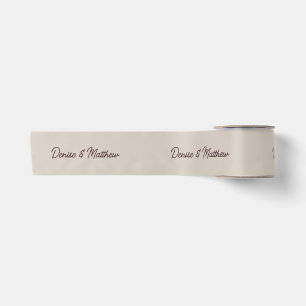 Bruid en bruidegom Perfect Bleke Beige Lint