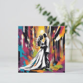  BRUID EN BRUIDEGOM   SAVE THE DATE (Staand voorkant)