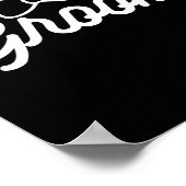 Bruid en Bruidegom Slogan Matching Voor Pasgetrouw Poster (Hoek)