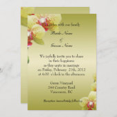 bruid en bruidegom trouwuitnodiging kaart (Voorkant / Achterkant)