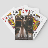 Bruid en Bruidegom van hetzelfde Soort Pokerkaarten (Achterkant)