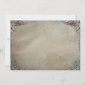 bruid en bruinbruidbruid sparen de Datum Save The Date (Achterkant)