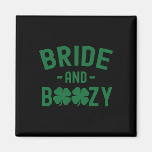 Bruid En Dronken Ierse St Patrick's Dag Grappige S Magneet