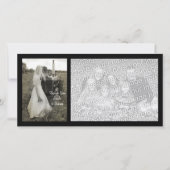 Bruid en Tractor Country Wedding Dank u Bedankkaart (Voorkant)