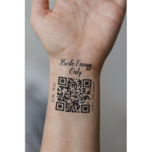 Bruid Energie Alleen QR Code Bruid Hen Night