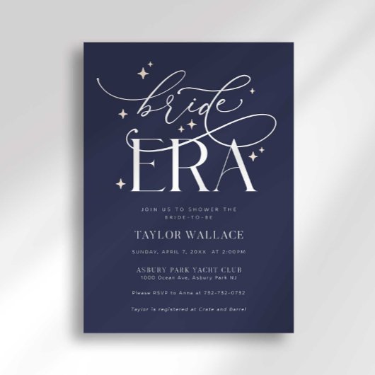 bruid era bruids douche uitnodiging