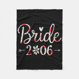 Bruid Est 2026 Getrouwd Trouwen Bruidsfeest Afsche Fleece Deken