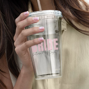 Bruid Gepersonaliseerde Toekomstige Mevrouw Naa Acryl Drinkbeker