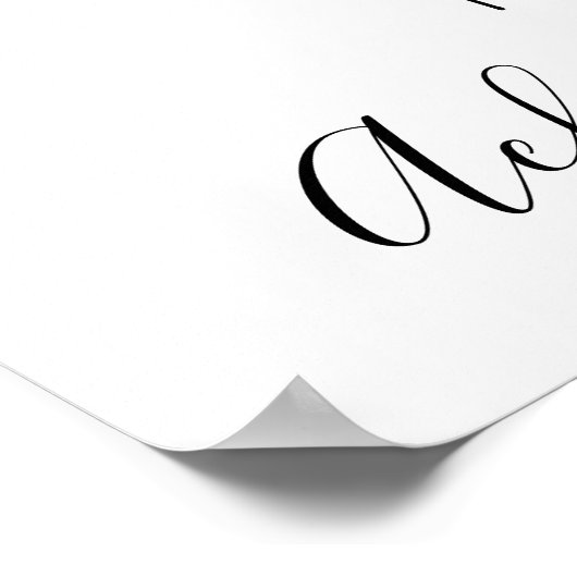 Bruid Golvend haar bloemenkrans Kapsel branding Poster (Hoek)