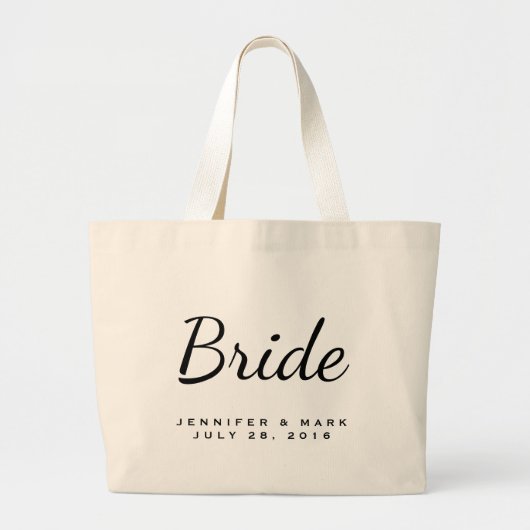 Bruid Grote Tote Bag (Voorkant)